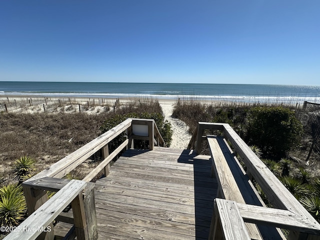 110 Mangrove Blvd, Emerald Isle, NC 28594 - view of community featuring view of water and beach