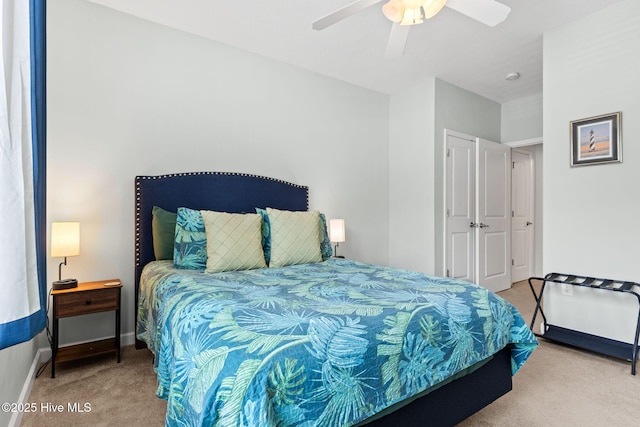 235 Woodlands Way Unit 9, Calabash, NC 28467 - bedroom with carpet flooring and ceiling fan