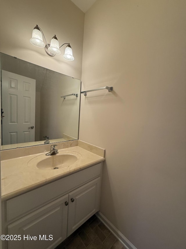 208 Canterwood Ln, New Bern, NC 28562 - bathroom featuring vanity and baseboards