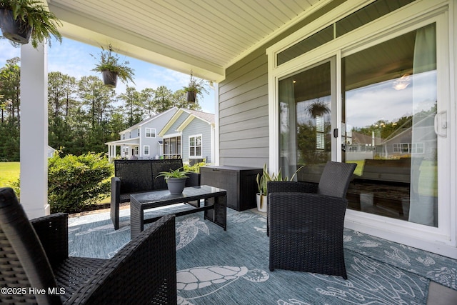 184 Twining Rose Ln, Holly Ridge, NC 28445 - view of covered porch
