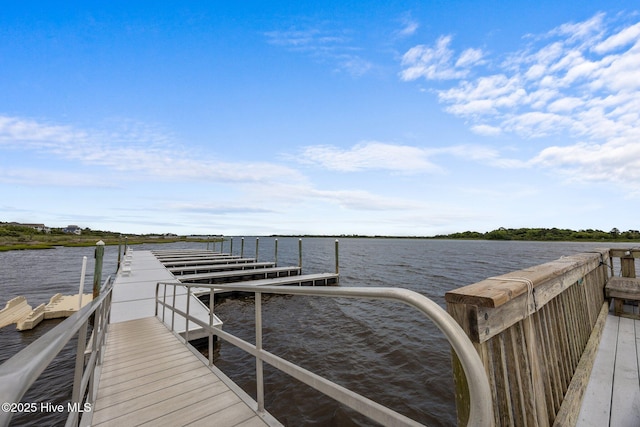 184 Twining Rose Ln, Holly Ridge, NC 28445 - dock featuring a water view