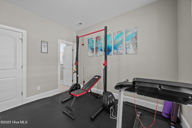 184 Twining Rose Ln, Holly Ridge, NC 28445 - exercise area with baseboards