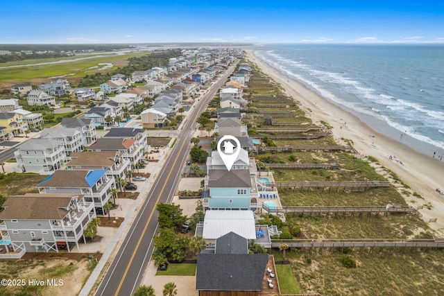 328 E First St, Ocean Isle Beach, NC 28469 - aerial view of residential area featuring expansive coastline