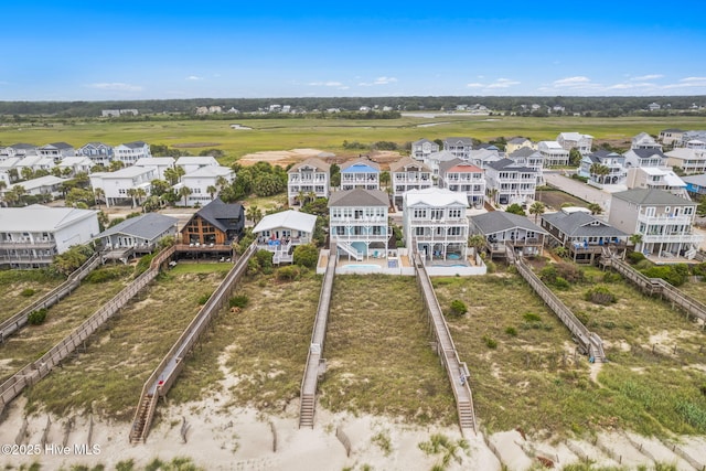 328 E First St, Ocean Isle Beach, NC 28469 - aerial view of residential area featuring a golf club