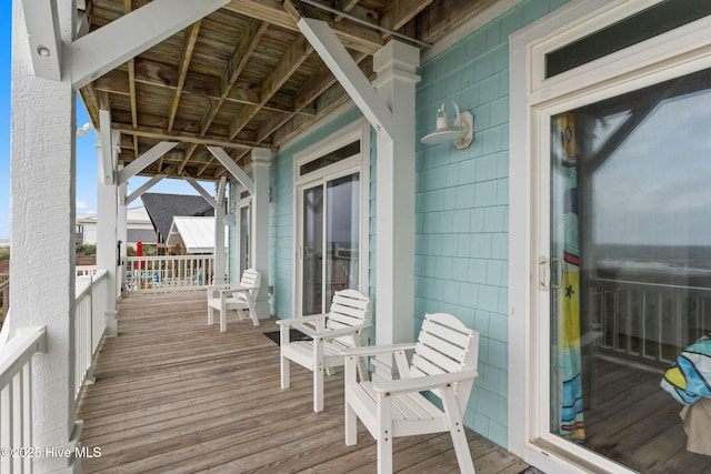 328 E First St, Ocean Isle Beach, NC 28469 - view of wooden deck