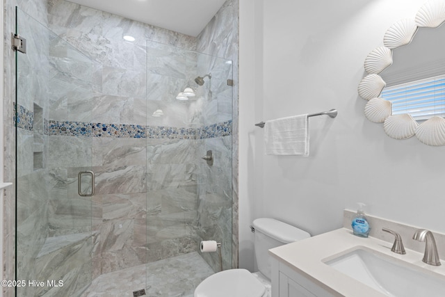 328 E First St, Ocean Isle Beach, NC 28469 - bathroom with a stall shower and vanity