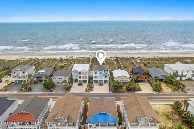 328 E First St, Ocean Isle Beach, NC 28469 - aerial view of residential area featuring extended coastline