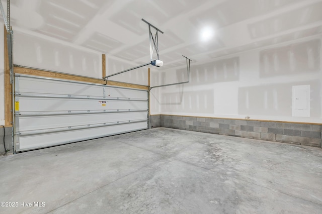 5988 Gray Squirrel Path, Southport, NC 28461 - garage with a garage door opener and electric panel