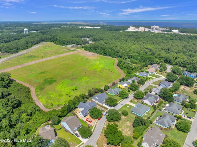 5988 Gray Squirrel Path, Southport, NC 28461 - bird's eye view of a heavily wooded area