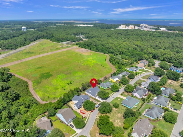 5988 Gray Squirrel Path, Southport, NC 28461 - bird's eye view of a forest