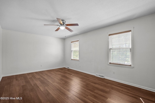 2544 Blake Trl, Wilmington, NC 28409 - empty room with a ceiling fan and wood finished floors