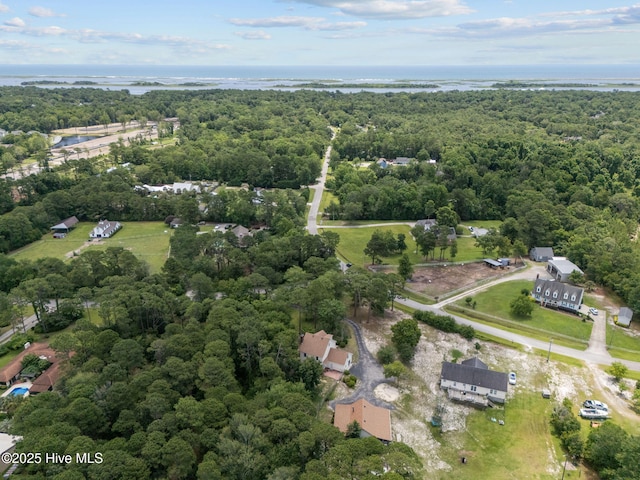 2544 Blake Trl, Wilmington, NC 28409 - aerial overview of property's location with a forest and a large body of water