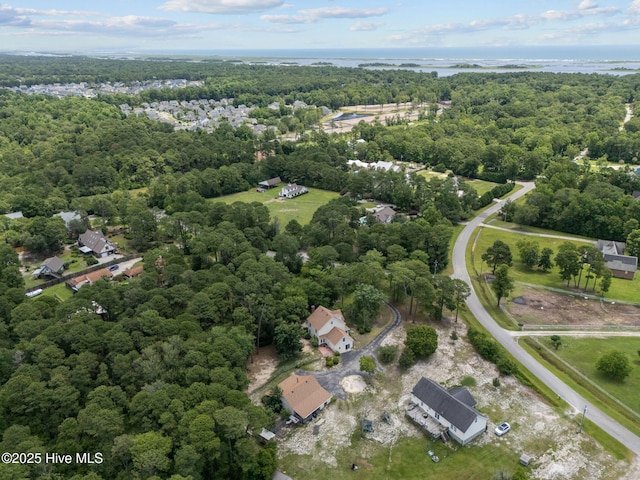 2544 Blake Trl, Wilmington, NC 28409 - aerial view of property's location featuring a forest and a nearby body of water