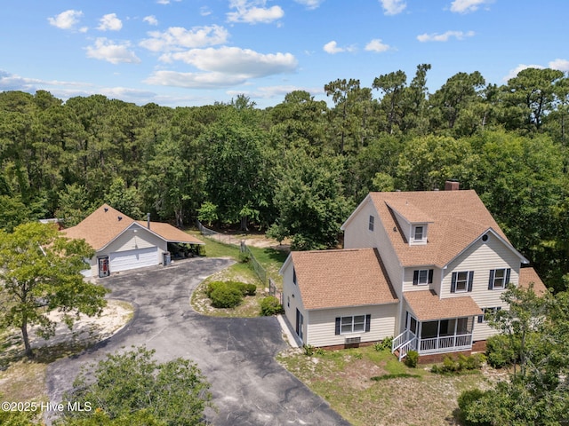 2544 Blake Trl, Wilmington, NC 28409 - view of subject property featuring a forest