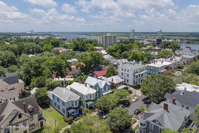 214 Nun St, Wilmington, NC 28401 - aerial view of a notable bridge and a nearby body of water