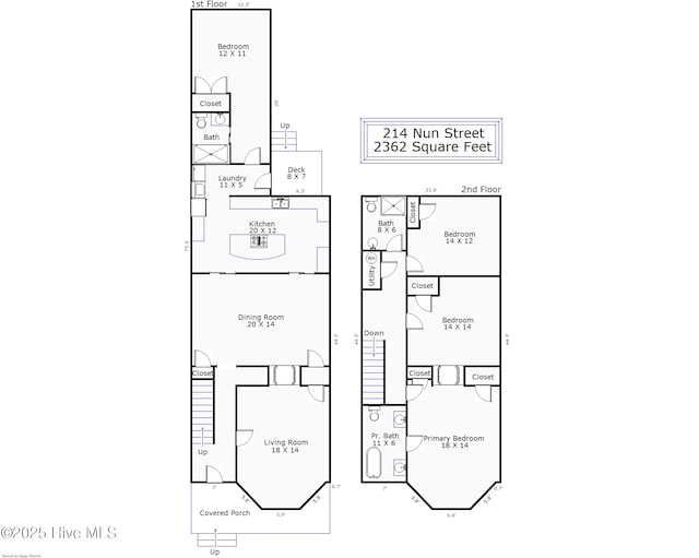 214 Nun St, Wilmington, NC 28401 - view of floor plan / room layout