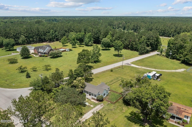 579 Hubert Blvd, Hubert, NC 28539 - aerial view of a heavily wooded area