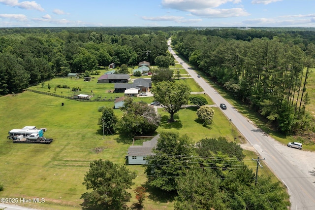 579 Hubert Blvd, Hubert, NC 28539 - drone / aerial view of a heavily wooded area