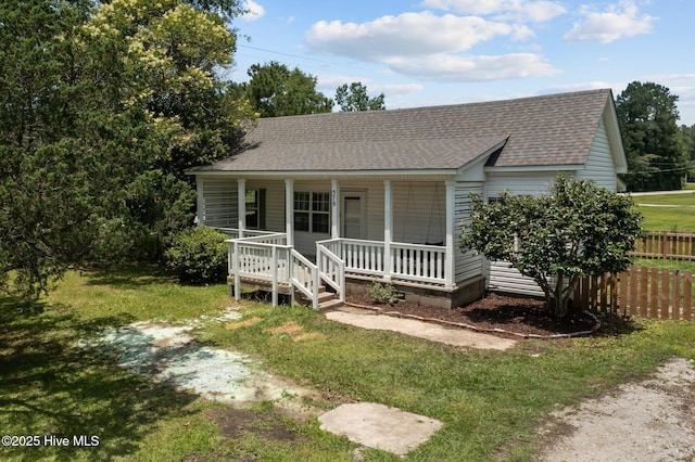 579 Hubert Blvd, Hubert, NC 28539 - view of front of house with roof with shingles and a porch