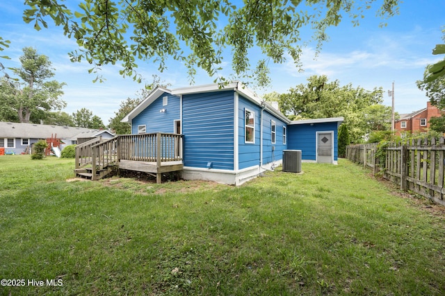 907 Woodruff Ave, Elizabeth City, NC 27909 - back of house featuring a deck