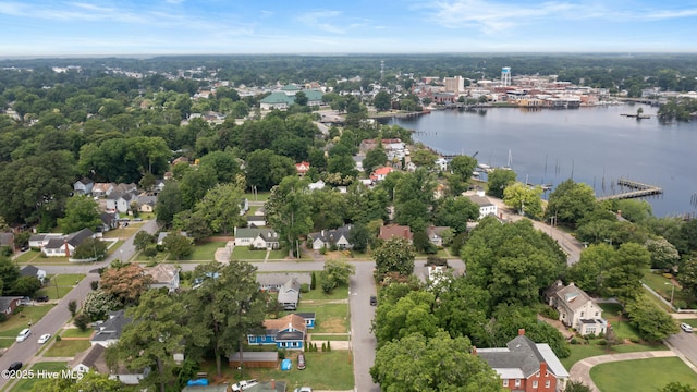 907 Woodruff Ave, Elizabeth City, NC 27909 - aerial view of residential area featuring a large body of water
