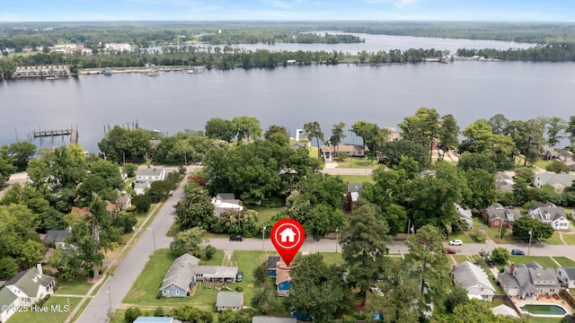 907 Woodruff Ave, Elizabeth City, NC 27909 - aerial view of residential area with a large body of water