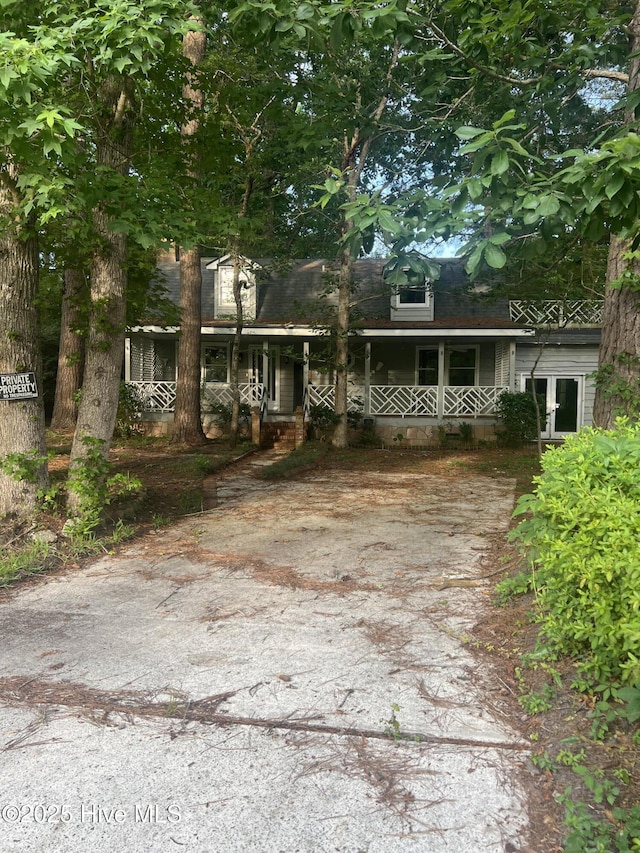 2440 Ocean Sound Cir SW, Supply, NC 28462 - view of front of property with a porch