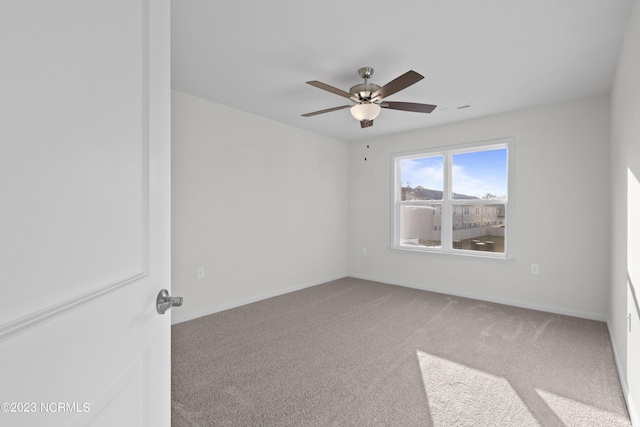 463 Sullivan Loop Rd, Midway Park, NC 28544 - empty room with carpet flooring and ceiling fan