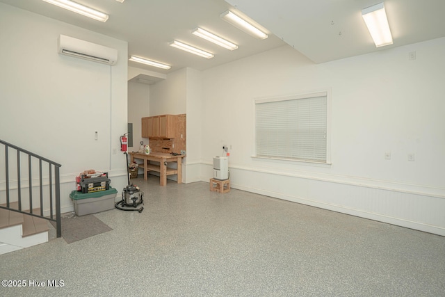 545 Gladstone Cir SW, Ocean Isle Beach, NC 28469 - garage featuring a wall unit AC