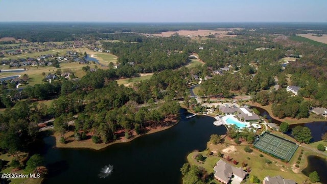 545 Gladstone Cir SW, Ocean Isle Beach, NC 28469 - aerial view of property and surrounding area featuring a large body of water