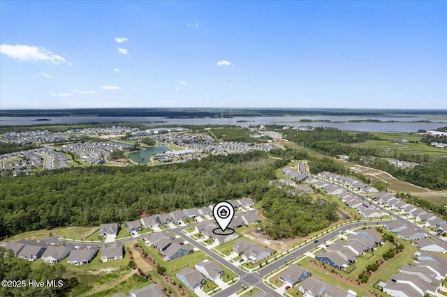 3236 Penzance Row, Wilmington, NC 28412 - aerial view of property's location with a large body of water and nearby suburban area