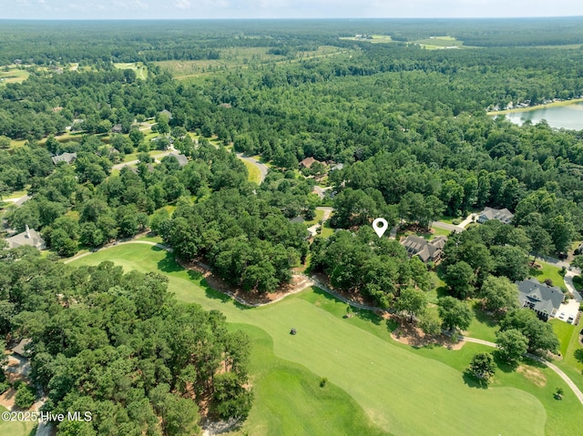 220 October Glory Dr, Wallace, NC 28466 - drone / aerial view of a golf club and a large body of water