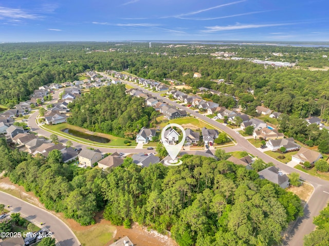 707 Liberty Landing Way, Wilmington, NC 28409 - aerial view of property and surrounding area with nearby suburban area and a forest