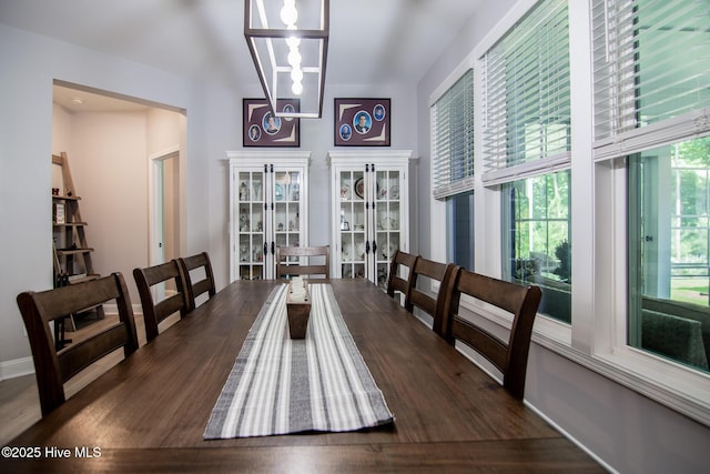 440 Bramble Ln, Clayton, NC 27527 - dining room featuring french doors and wood finished floors