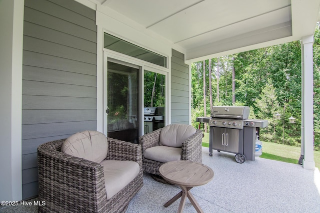 440 Bramble Ln, Clayton, NC 27527 - view of patio with a grill