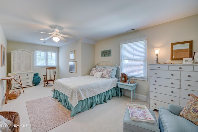 4929 Lake Renaissance Cir, Wilmington, NC 28409 - bedroom featuring carpet flooring and ceiling fan