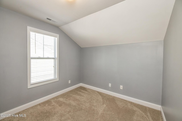 368 Lehigh Rd, Wilmington, NC 28412 - additional living space featuring lofted ceiling and carpet