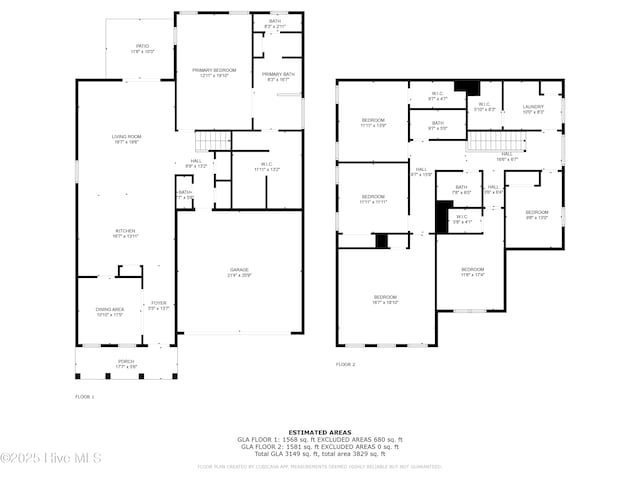 368 Lehigh Rd, Wilmington, NC 28412 - view of floor plan / room layout