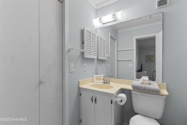 1004 Carolina Beach Ave S Unit A4, Carolina Beach, NC 28428 - bathroom with ornamental molding and vanity