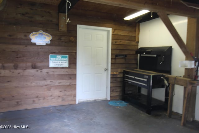 507 Seaview Dr, Edenton, NC 27932 - basement with wood walls
