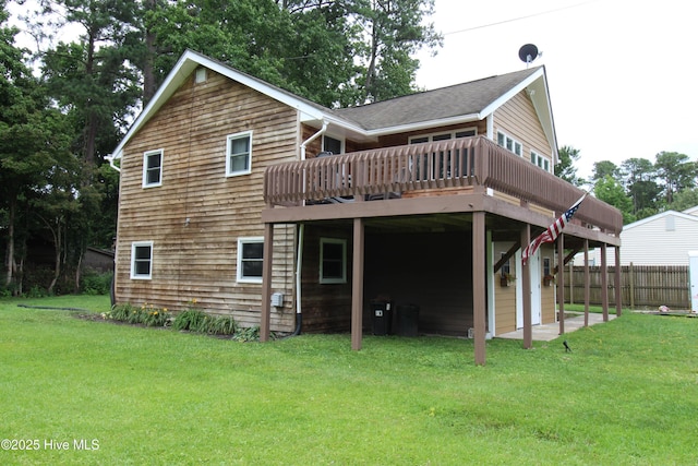 507 Seaview Dr, Edenton, NC 27932 - back of house featuring a deck