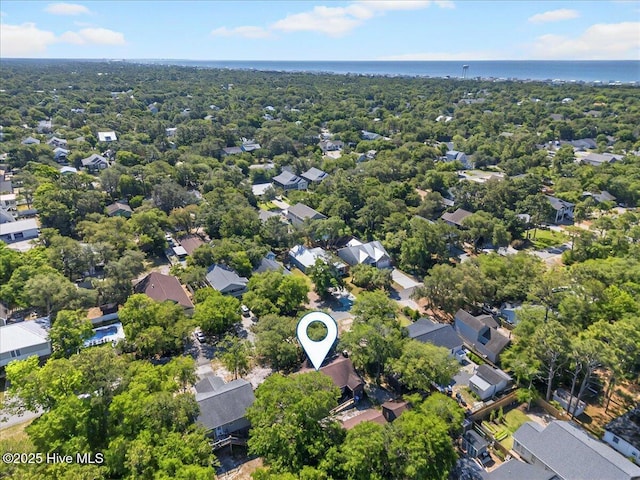 163 NW 9th St, Oak Island, NC 28465 - aerial view of residential area with a nearby body of water