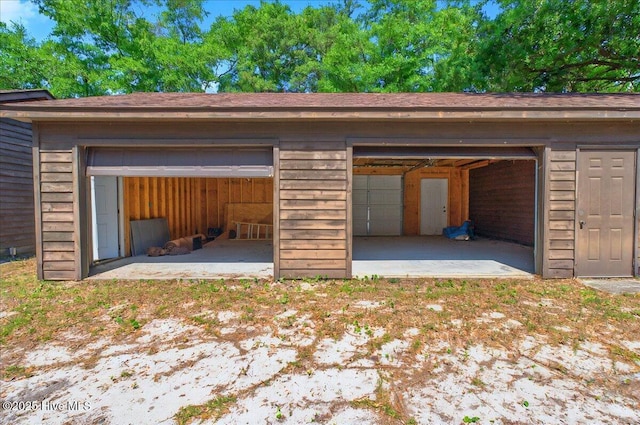 163 NW 9th St, Oak Island, NC 28465 - view of detached garage