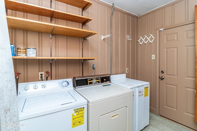 106 E New Hope Rd, Goldsboro, NC 27534 - washroom with washing machine and dryer