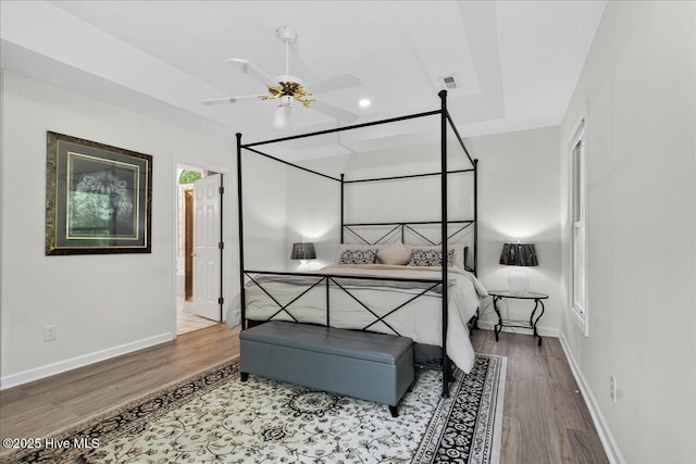 1610 Winding Way SW, Ocean Isle Beach, NC 28469 - bedroom featuring wood finished floors and recessed lighting