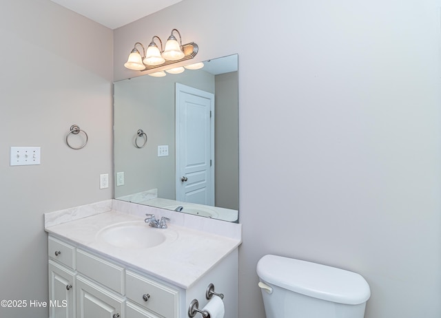 112 Highwoods Dr, Goldsboro, NC 27530 - bathroom featuring vanity and toilet