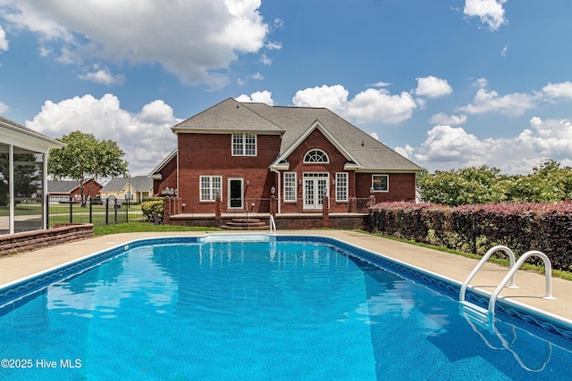 112 Highwoods Dr, Goldsboro, NC 27530 - swimming pool featuring french doors