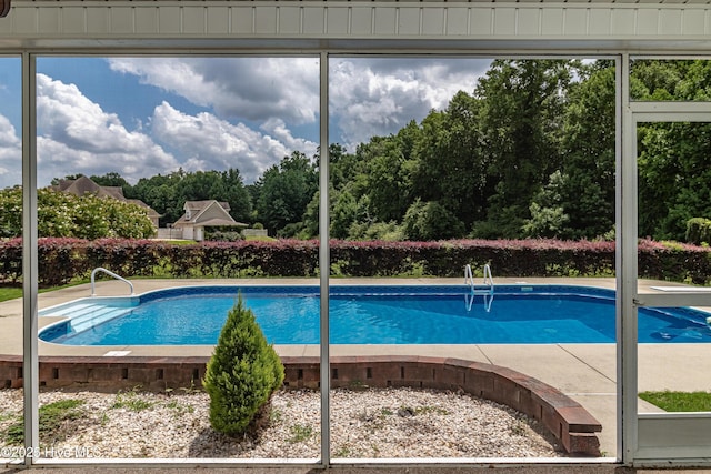 112 Highwoods Dr, Goldsboro, NC 27530 - outdoor pool with view of scattered trees