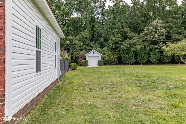 112 Highwoods Dr, Goldsboro, NC 27530 - view of yard with an outdoor structure