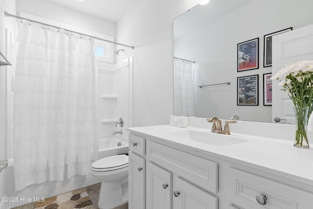 9154 Village Lake Dr SW, Calabash, NC 28467 - full bath featuring vanity and shower / bath combo with shower curtain